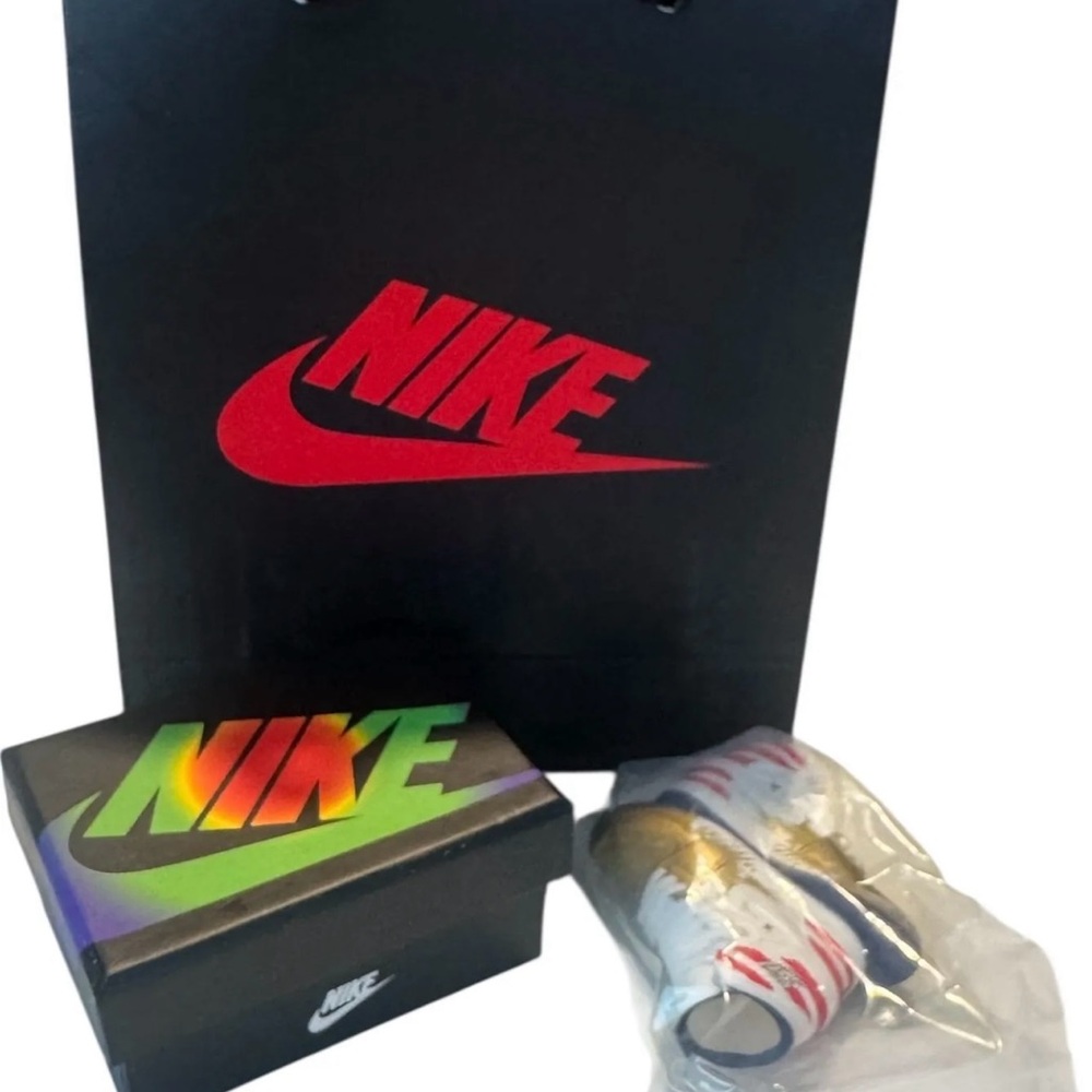 Mini Nike Sneakers With Nike Box & Bag